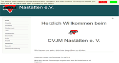 Desktop Screenshot of cvjm-nastaetten.de